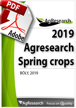 Agresearch 2019 Spring crops - Download our brochure