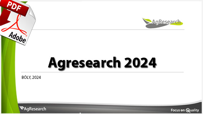 Agresearch 2024 - Download our brochure