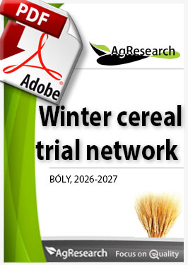 Agresearch 2027 Spring crops