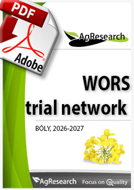 Agresearch 2026-2027 Winter oilseed rape trial network
